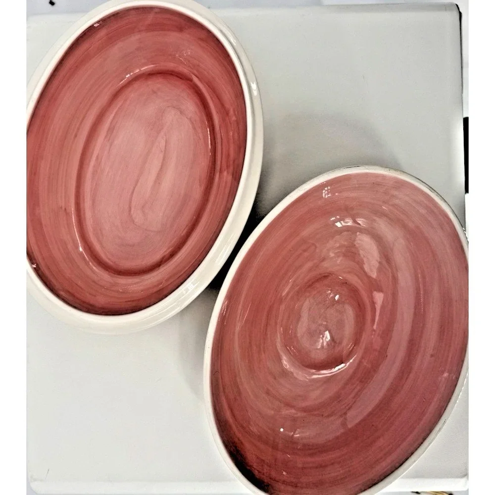 Temptations Presentable Ovenware Covered Casserole Dish Floral Pink